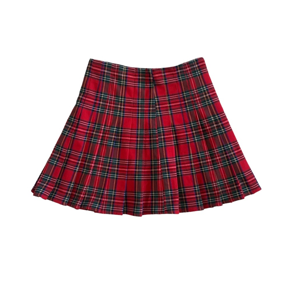 Brandy Melville Pleated Plaid Skirt
